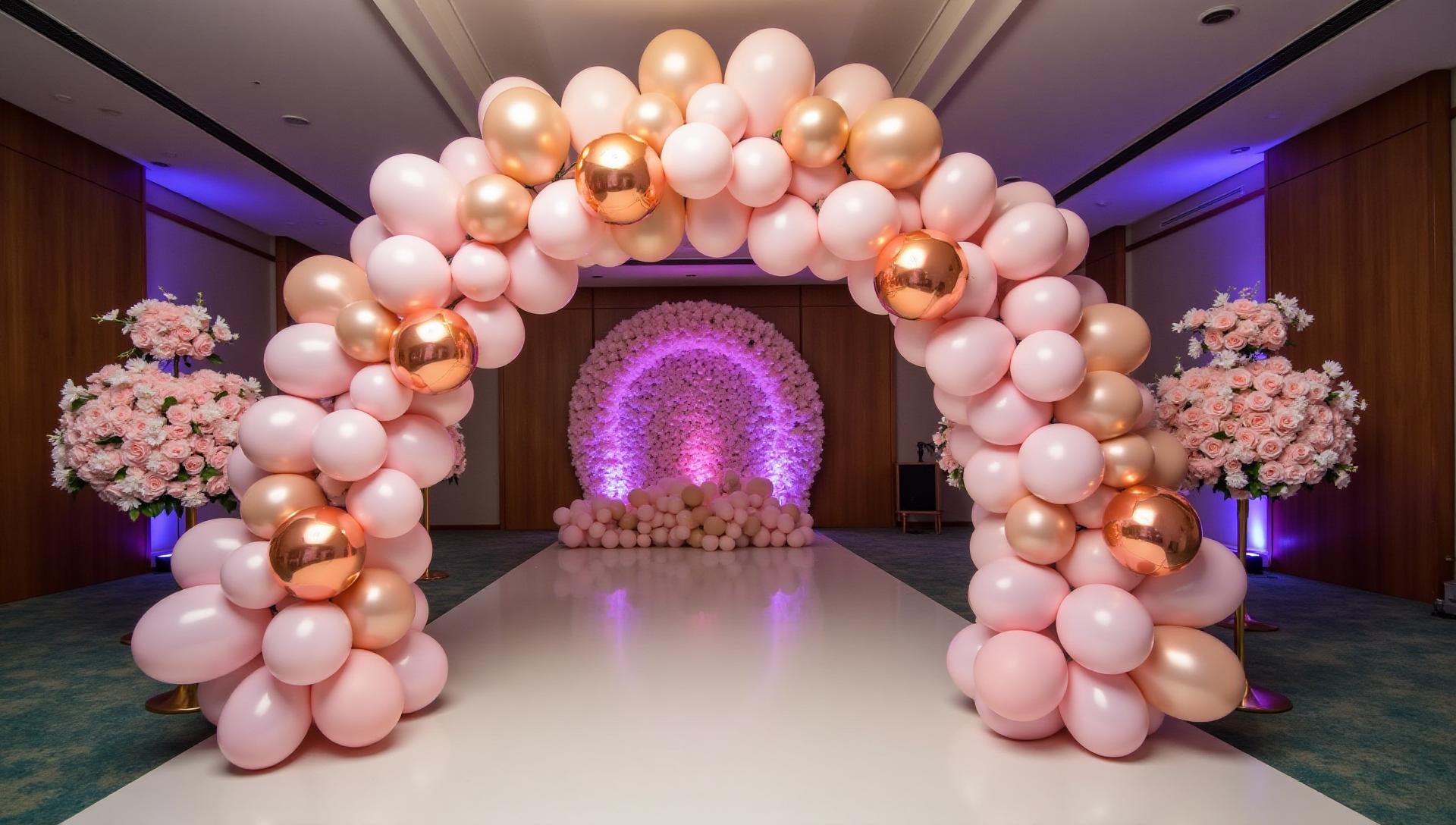 Party balloon decorations Dubai