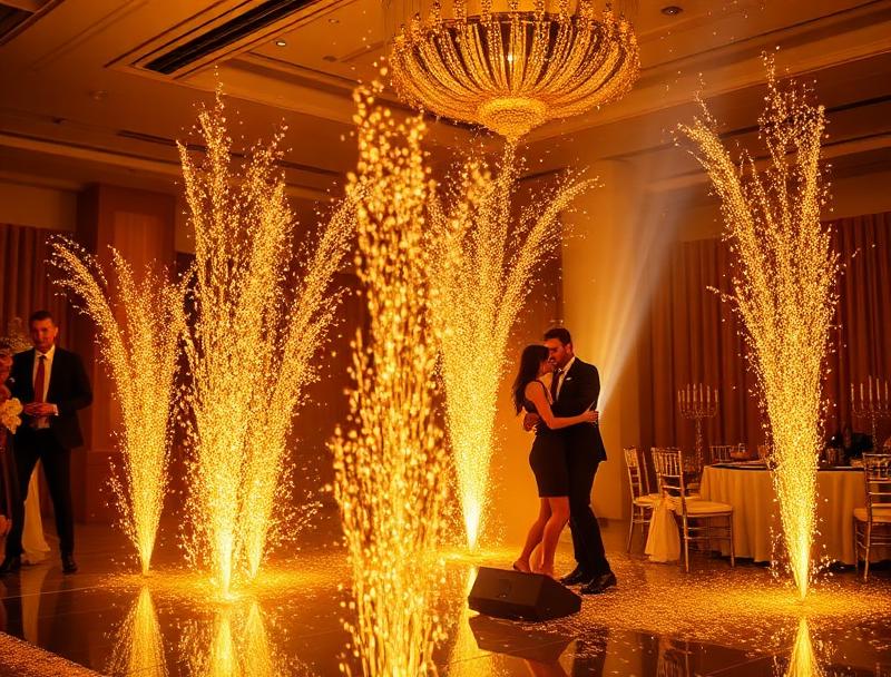 Cold sparks, CO2 confetti and dry ice effects for Dubai events